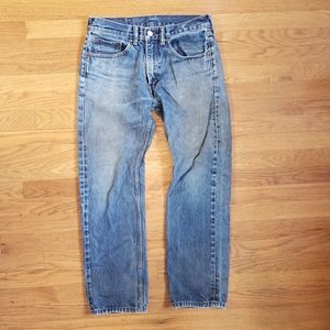 VTG 90's LEVIS JEANS Distressed Denim 505 Vintage 5 Pocket WornIN  UNISEX 31 x30